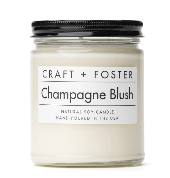 Craft + Foster - Champagne Blush Candle