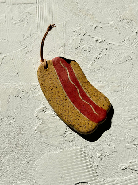 Covet + Ginger x Wit and Co. - Ceramic Ornament - Hot Dog