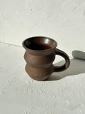 Olivia Snow - Dark Brown Angled Mug