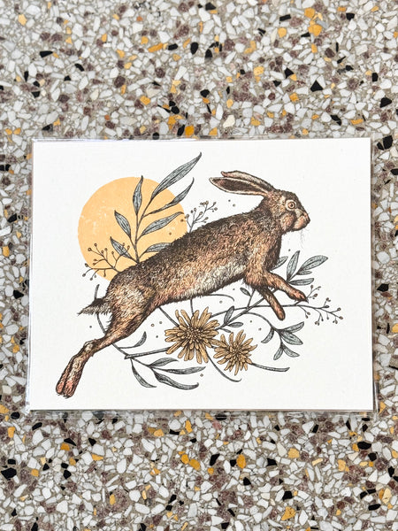 Desirée Mae Studio - 8” x 10” Print - Golden Hour Hare (STORE PICK UP ONLY)