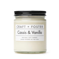 Craft + Foster - Cassis & Vanilla Candle