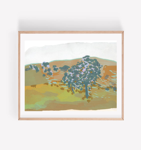 Persika Design Co. - “Rolling Hills Landscape” Print - 8” x 10” (STORE PICK UP ONLY)