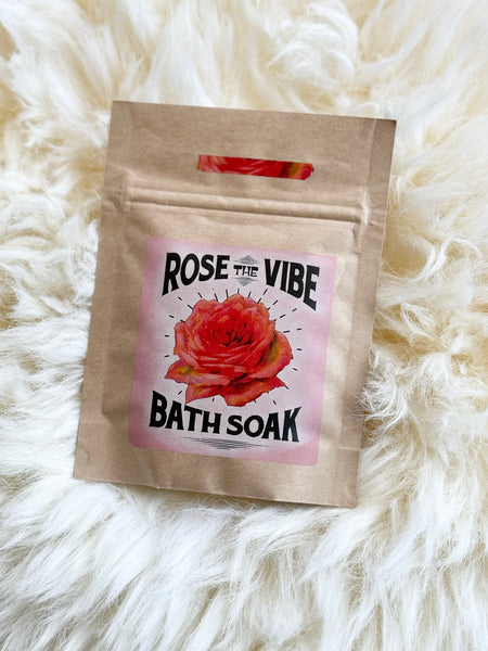 Wild Yonder Botanicals - Bath Soak - Rose the Vibe