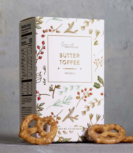 Grand Provisions - Holiday Butter Toffee Pretzels
