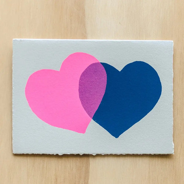 Two Hearts Greeting Card