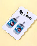 Peach Beast - Beer Can Earrings