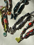 Vardeaux - Taxidermy Butterfly Grey Necklace