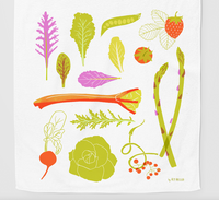 Aly Miller Designs - Spring Harvest Tea Towel