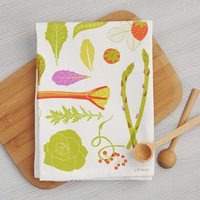Aly Miller Designs - Spring Harvest Tea Towel