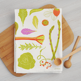 Aly Miller Designs - Spring Harvest Tea Towel