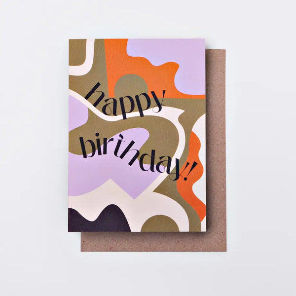 “Happy Birthday" Greeting Card