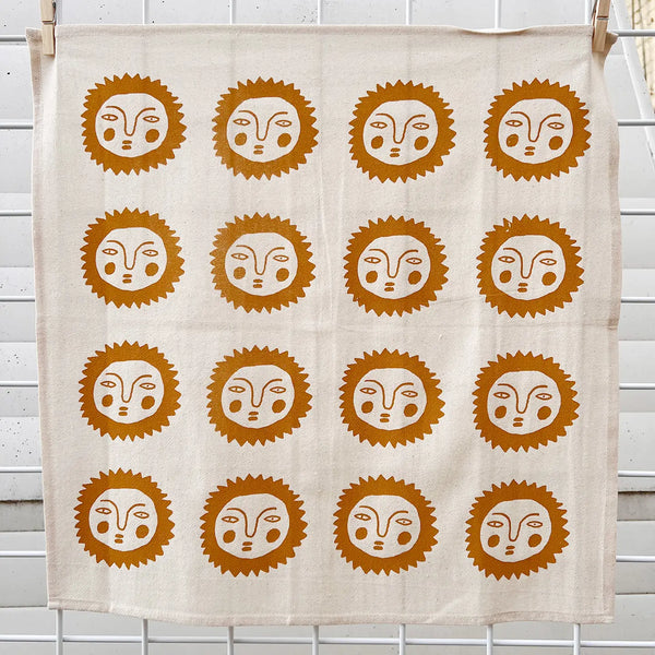 Nice Life - Gold Sun Tea Towel