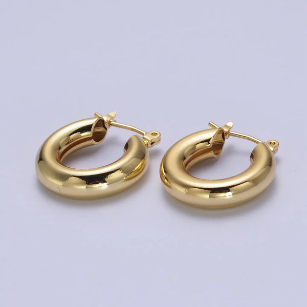 Chubby Hoop Earrings