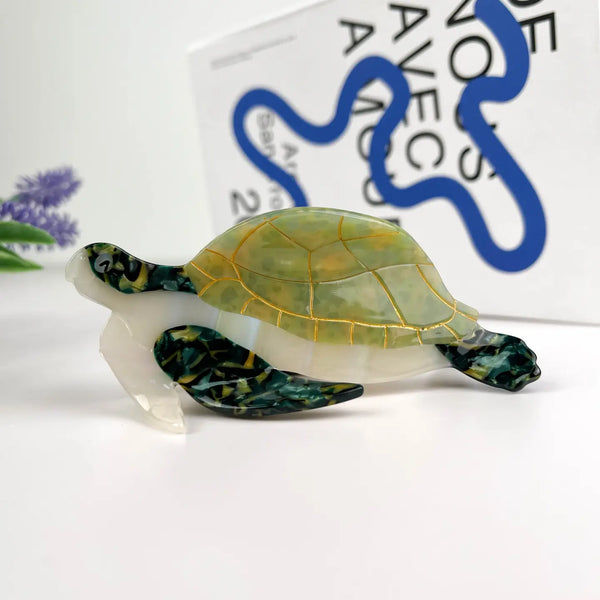 Green Sea Turtle Hair Clip