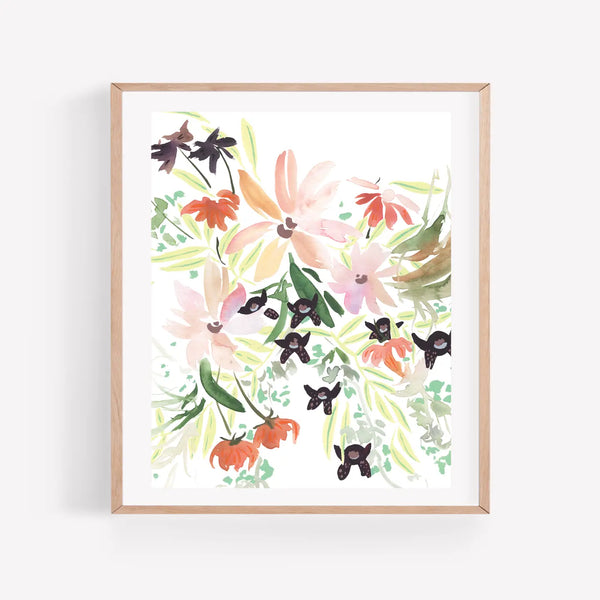 Persika Design Co. - Opal Floral Arrangement Print - 11” x 14” (STORE PICK UP ONLY)