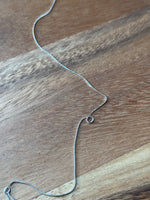 Dainty Box Chain - Silver