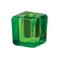 Green Glass Incense Cone Burner