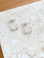Lisa Slodki - 3 Diamond Earrings - Sterling Silver