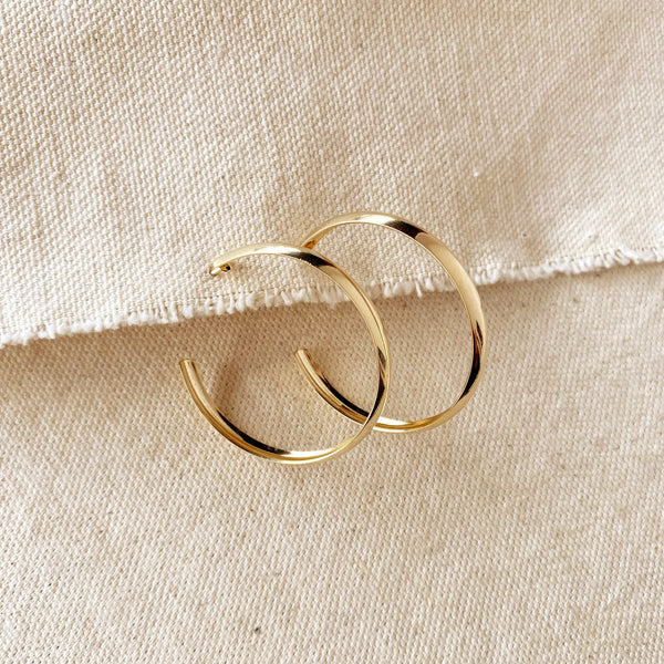 Hollow Hoop Earrings