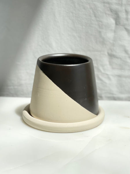 Shelby Page Ceramics - Angle Planter - Black