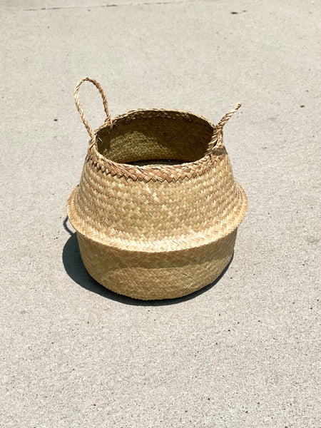 Woven Basket W/ Handles (STORE PICK UP ONLY)