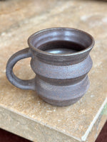 Olivia Snow - Dark Brown Angled Mug