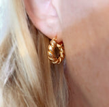 Croissant Hoop Earrings