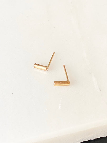 Jennifer Cervelli - Mini Balance Stud Earrings - 14k Gold Fill