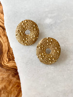 MADE IN Jewelry - Urchin Disk Stud Earrings