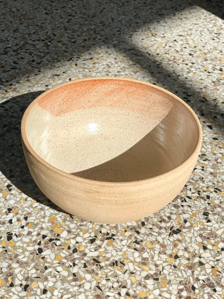 Aaron Zeleske - Large Speckled Clay Bowl (STORE PICK UP ONLY)