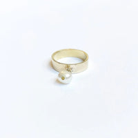 MADE IN Jewelry - Dangle Pearl Ring