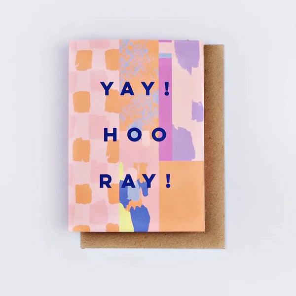 “Yay! Hooray!" Greeting Card