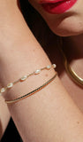 Gold and Pearl Cuff