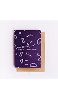 "Happy Birthday" Shapes Greeting Card