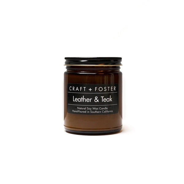 Craft + Foster Candle - Leather & Teak