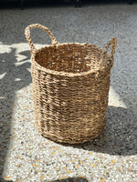 Natural Basket with Handles - SMALL (STORE PICK UP ONLY)
