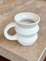 Olivia Snow - White Angled Mug