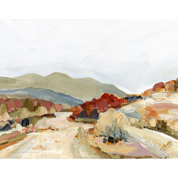 Laurie Anne Art - “Joshua Tree Riverbed” Canvas Print - 11" x 14" (STORE PICK UP ONLY)