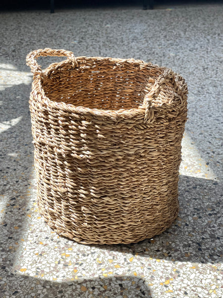 Natural Basket with Handles - LARGE (STORE PICK UP ONLY)